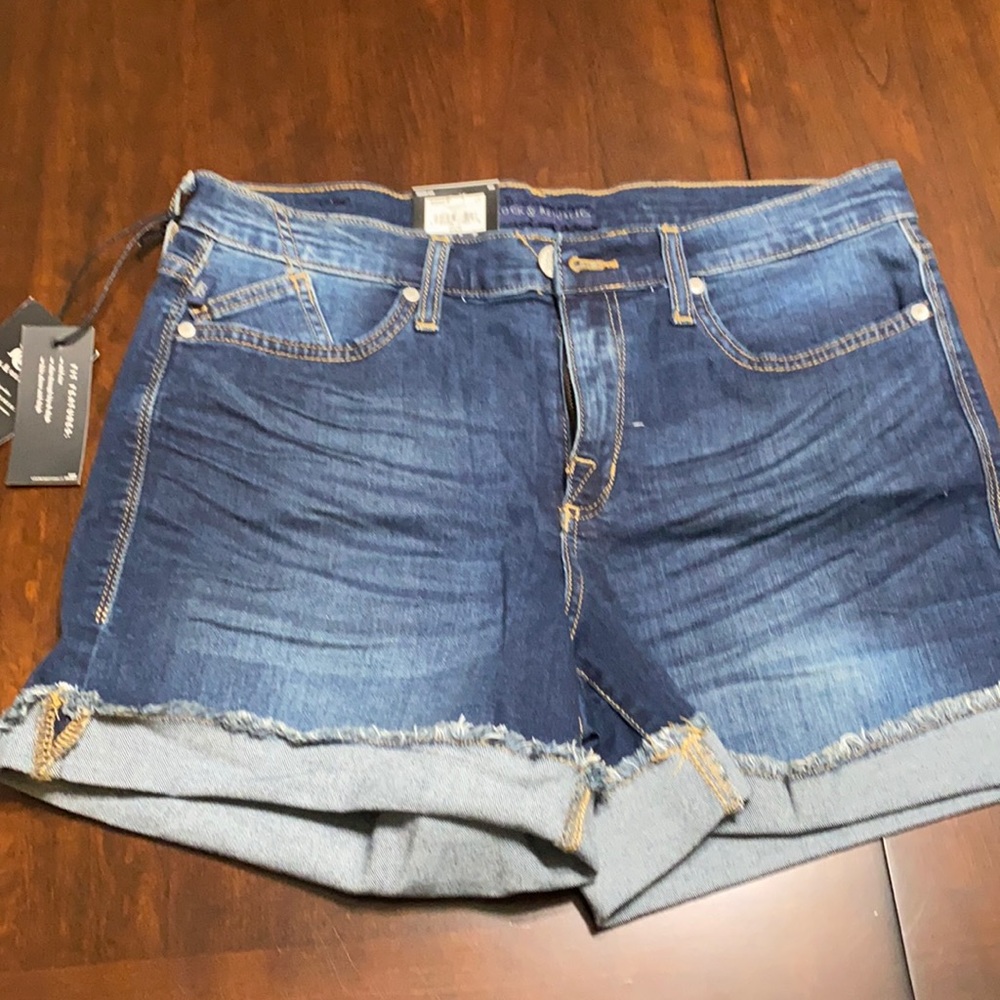 Rock & Republic Mid Rise Denim Shorts